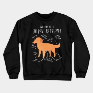 Golden Retriever Anatomy Crewneck Sweatshirt